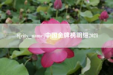 武穴中国金牌榜明细2021