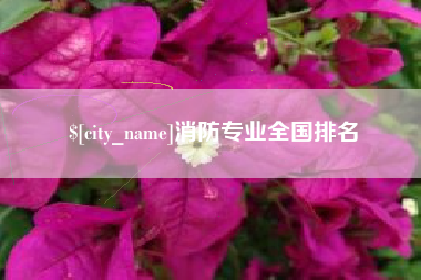 武穴消防专业全国排名