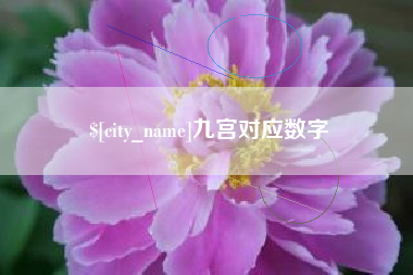 武穴九宫对应数字