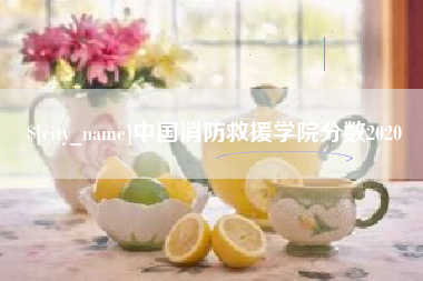 武穴中国消防救援学院分数2020