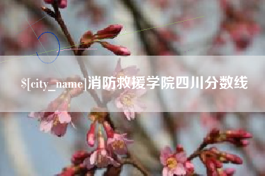 武穴消防救援学院四川分数线