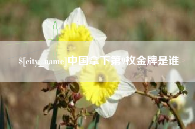 武穴中国拿下第9枚金牌是谁