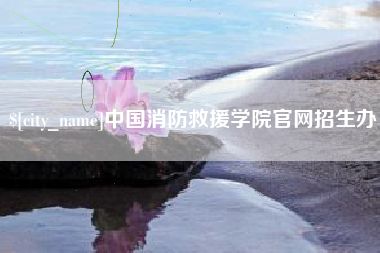 武穴中国消防救援学院官网招生办