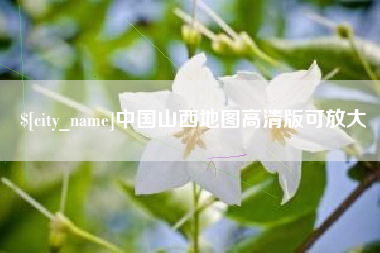 武穴中国山西地图高清版可放大