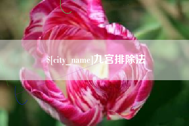 武穴九宫排除法