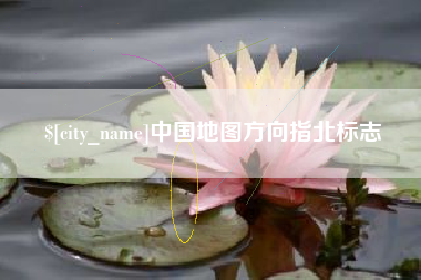 武穴中国地图方向指北标志