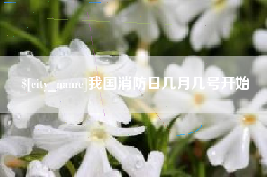 武穴我国消防日几月几号开始