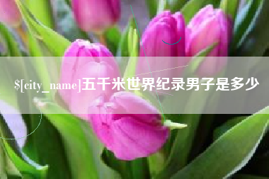 武穴五千米世界纪录男子是多少