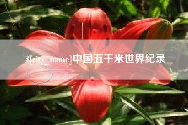 武穴中国五千米世界纪录