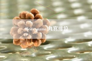 武穴九宫排位