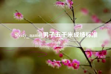 武穴男子五千米成绩标准