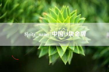 武穴中国19块金牌