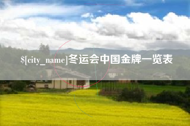 武穴冬运会中国金牌一览表
