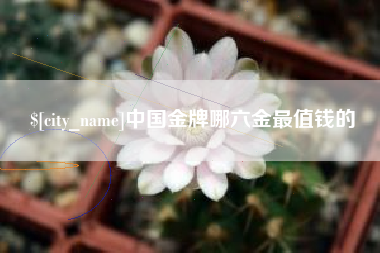 武穴中国金牌哪六金最值钱的