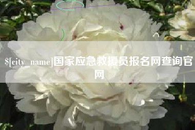 武穴国家应急救援员报名网查询官网
