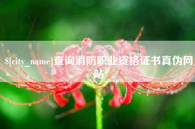武穴查询消防职业资格证书真伪网站