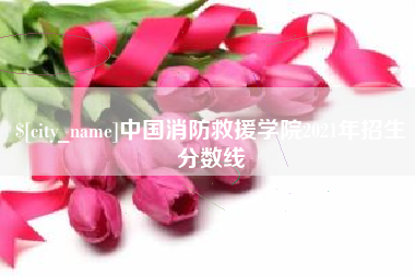 武穴中国消防救援学院2021年招生分数线