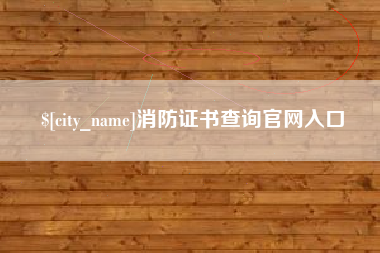 武穴消防证书查询官网入口