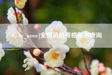 武穴全国消防资格证书查询