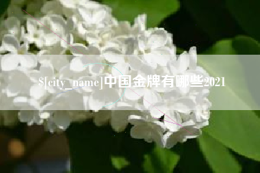 武穴中国金牌有哪些2021