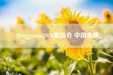 武穴2020奥运会 中国金牌